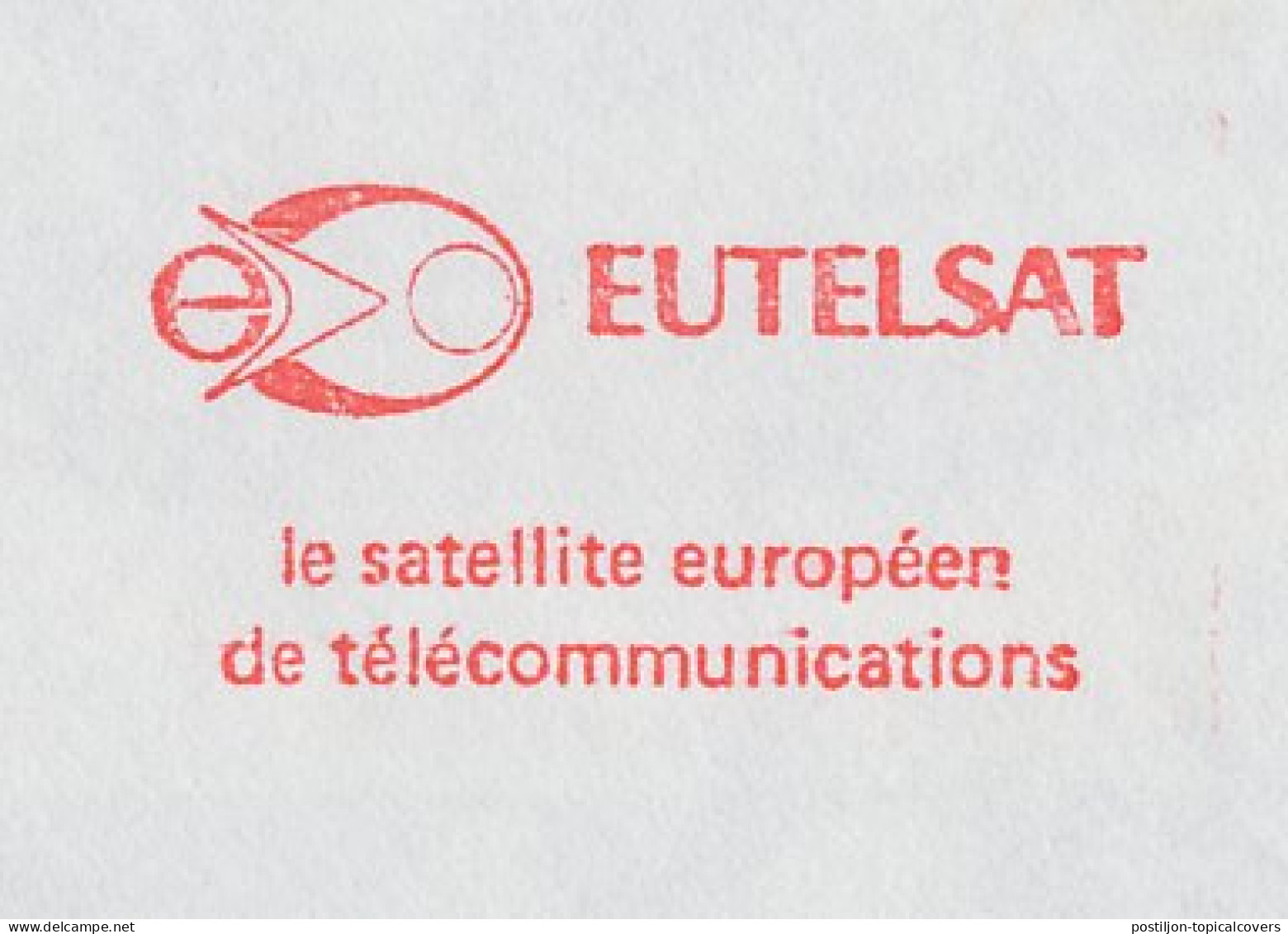 Meter Cover France 1988 Eutelsat - European Telecommunications Satellite Organization - Astronomie