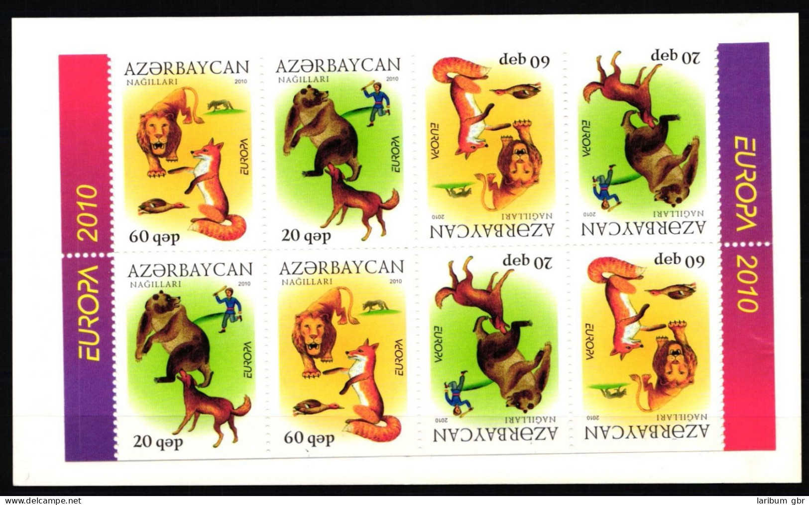 Aserbaidschan Markenheftchen Mit 791-792 D Postfrisch Cept 2010 #NF499 - Azerbaïdjan