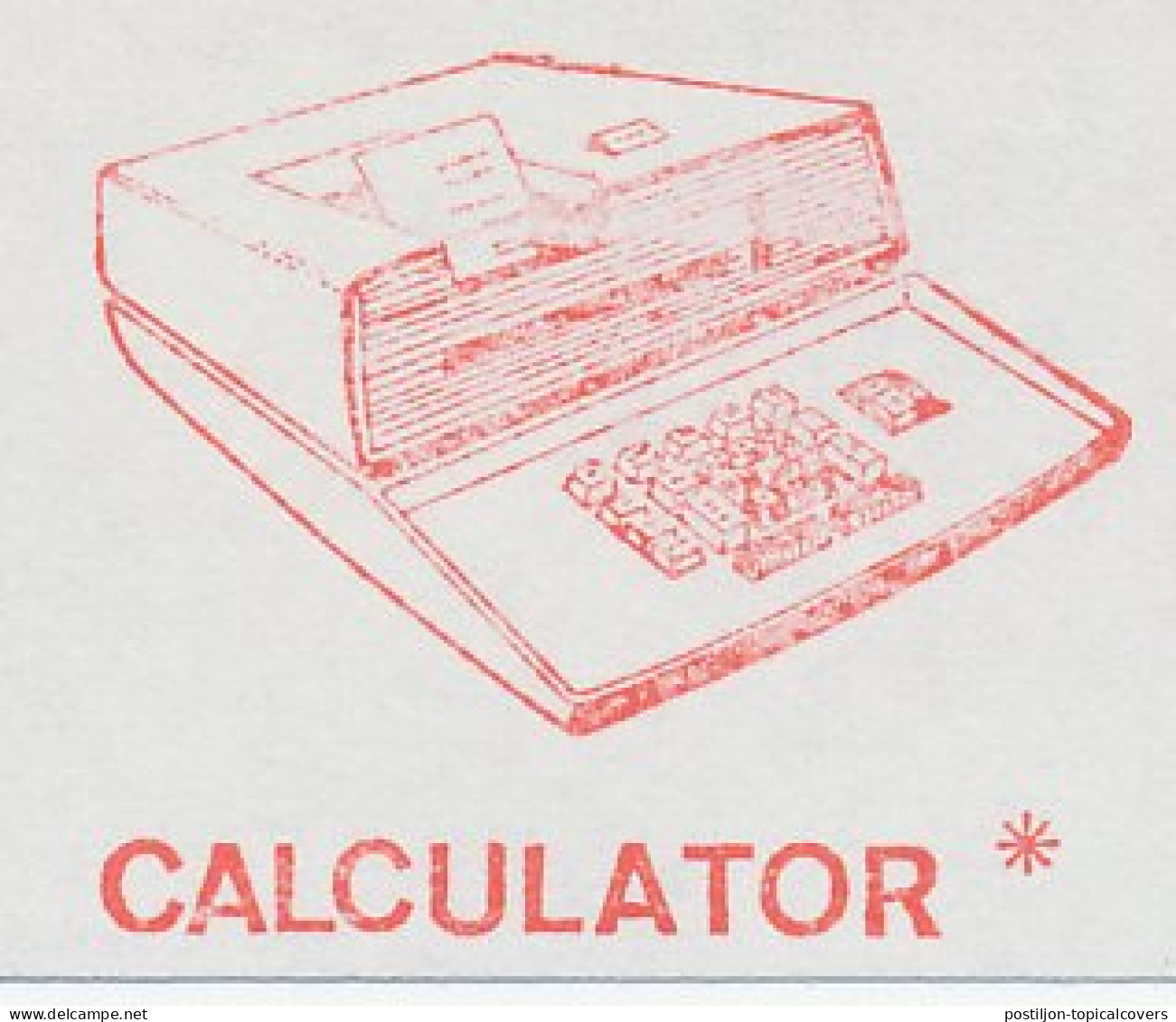 Meter Cut Netherlands 1972 Calculator - Friden - Zonder Classificatie