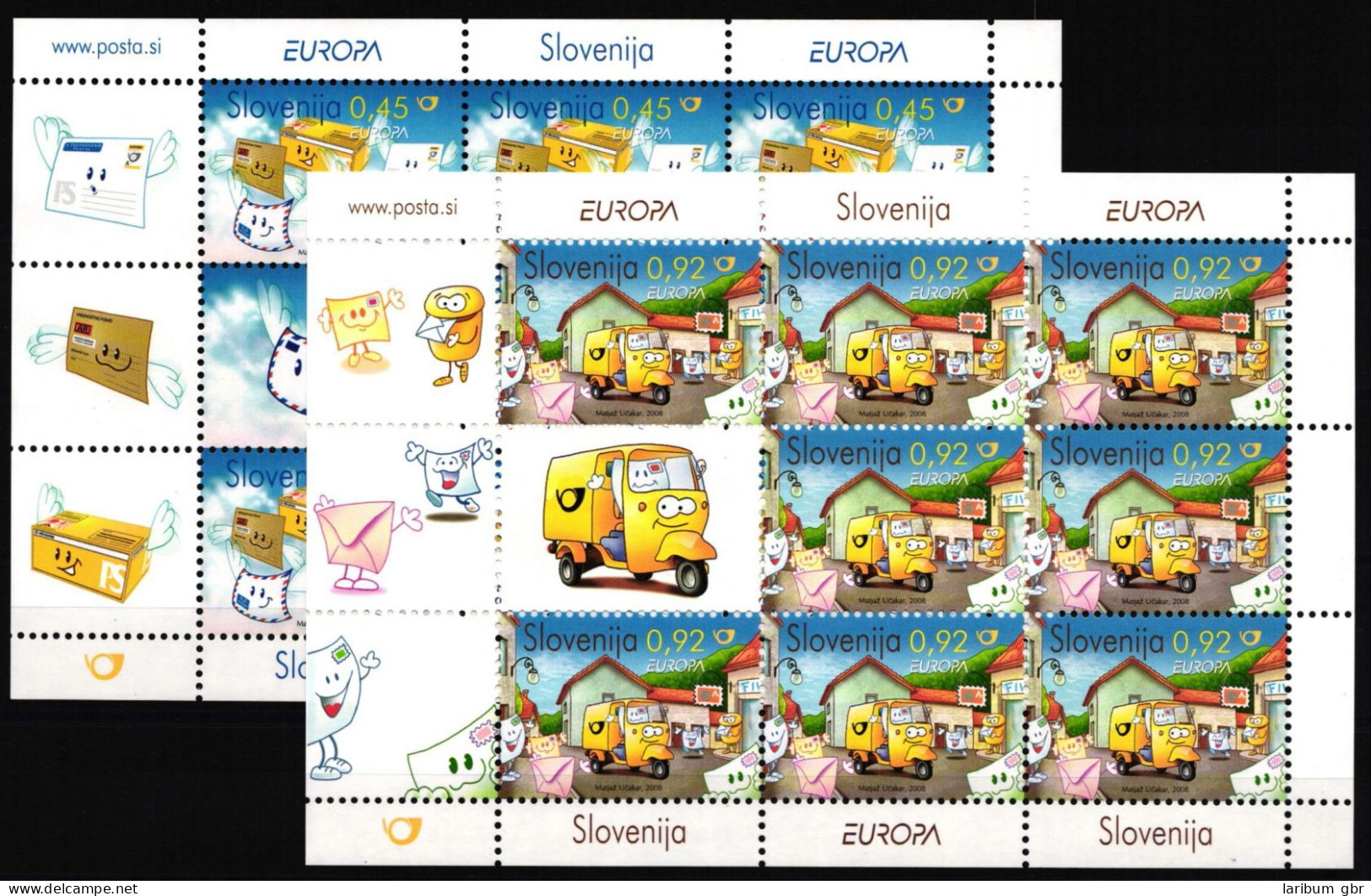 Slowenien 682-683 Postfrisch Als Kleinbögen, Cept 2008 #NF546 - Slovenia