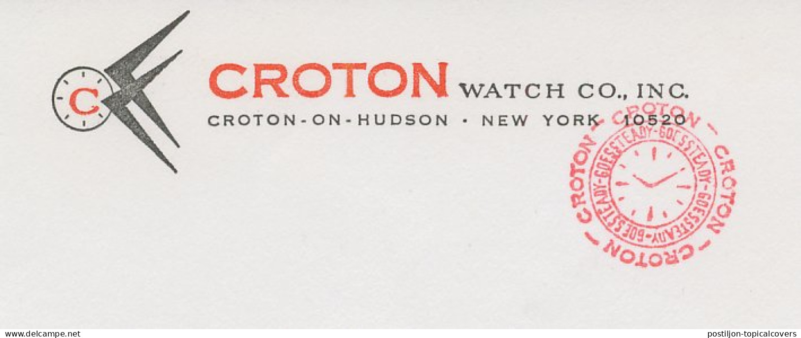 Meter Top Cut USA 1968 Watch - Croton - Clocks