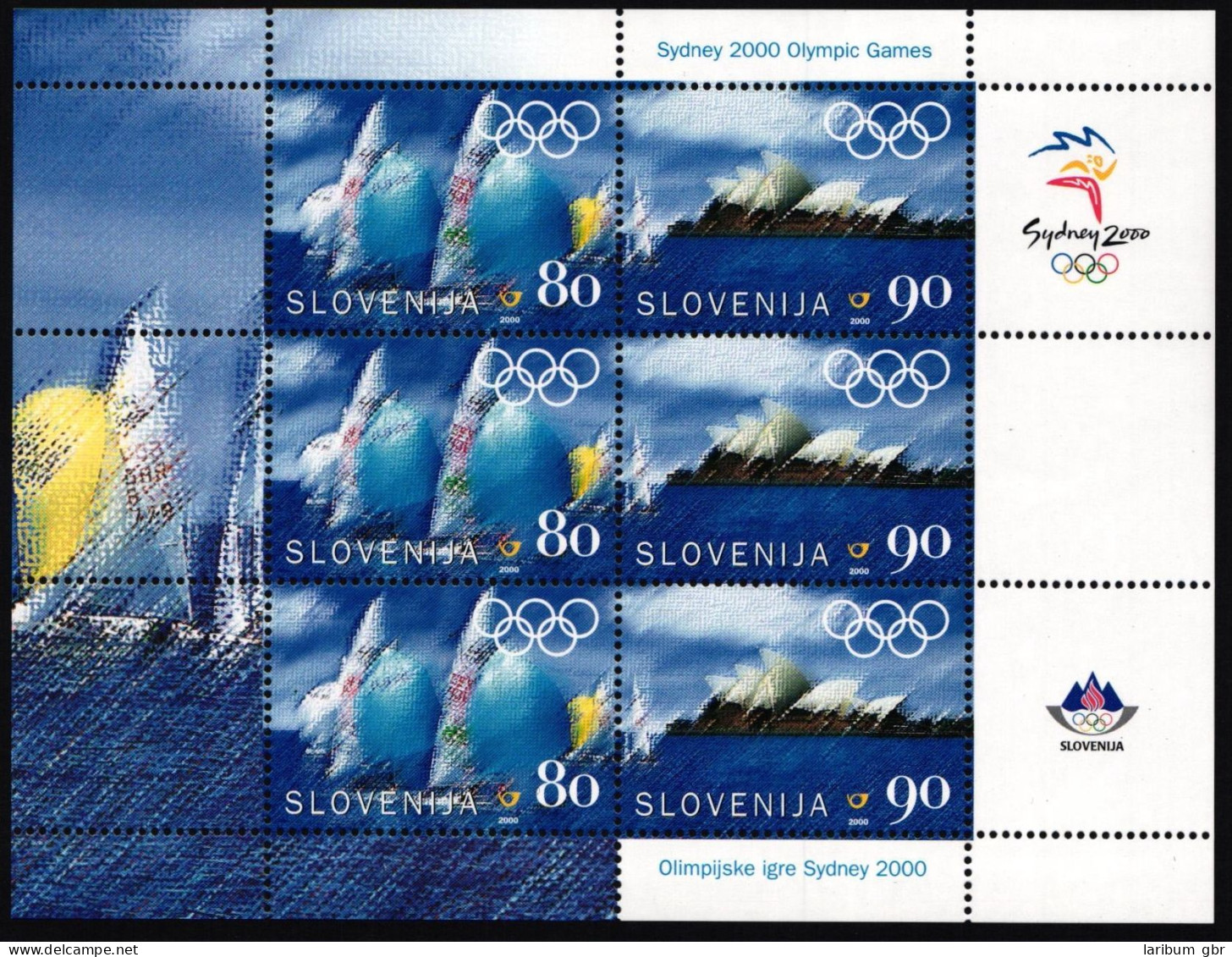 Slowenien 308-309 Postfrisch Als Zd-Bogen, Olympische Spiele #NF552 - Slovénie