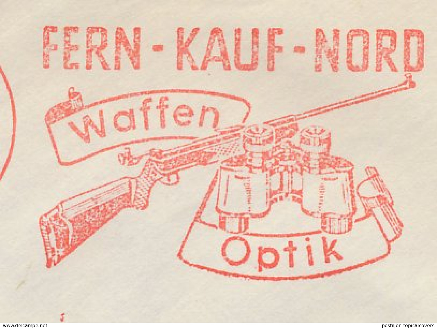 Meter Cover Germany 1965 Weapon - Gun - Binoculars - Militaria