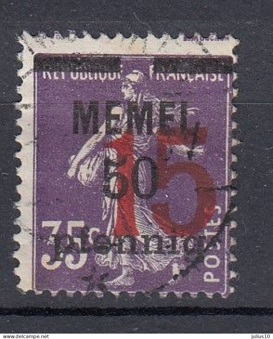 MEMEL 1921 Used(o) Mi 48 #MM16 - Memel (Klaïpeda) 1923