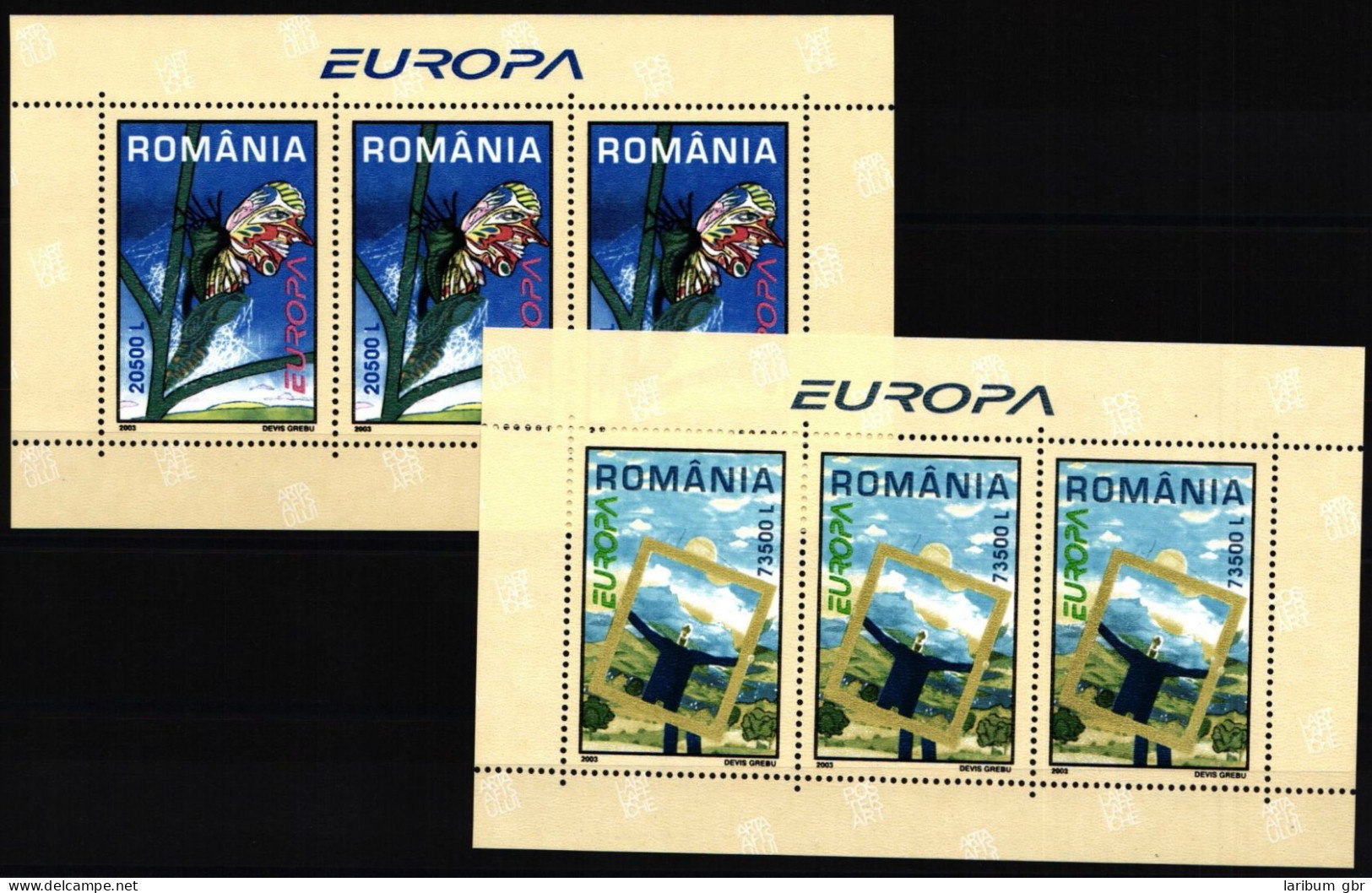 Rumänien Block 330-331 Postfrisch Cept 2003 #NF638 - Altri & Non Classificati