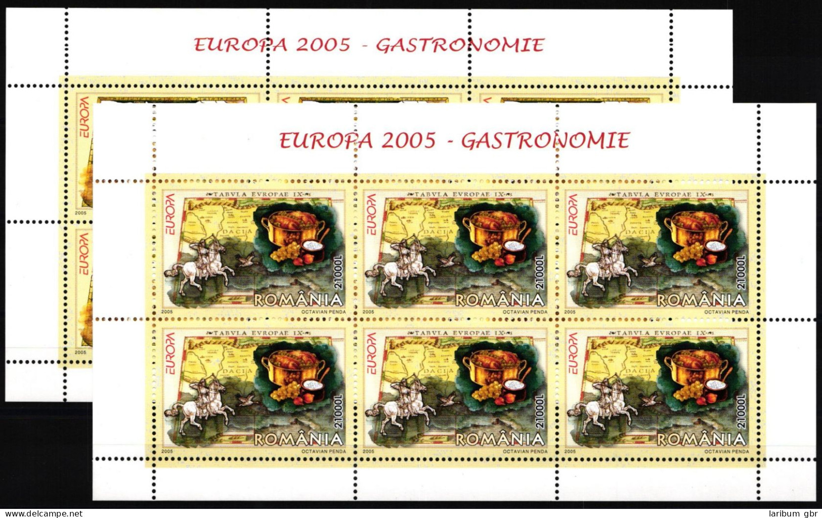 Rumänien 5935-5936 Postfrisch Als Kleinbögen, CEPT 2005 #NF631 - Other & Unclassified