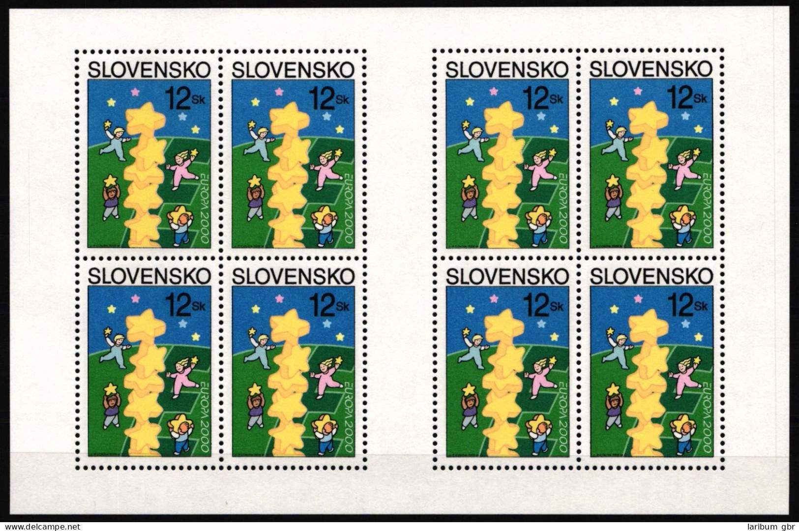 Slowakei 368 Postfrisch Als Kleinbogen, CEPT 2000 #NF649 - Autres & Non Classés