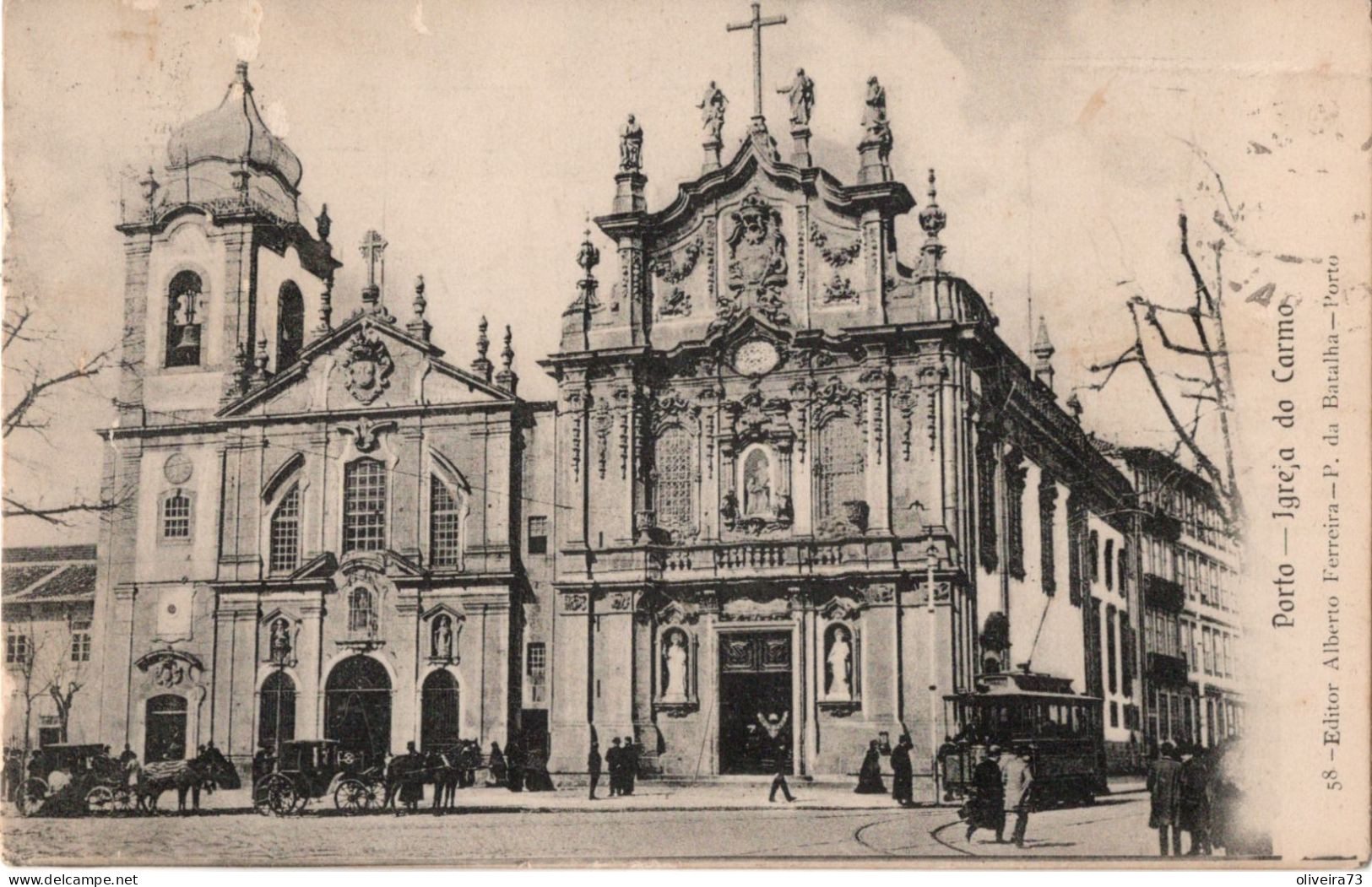 PORTO - Igreja Do Carmo (Ed. Alberto Ferreira - Nº 58) PORTUGAL - Porto