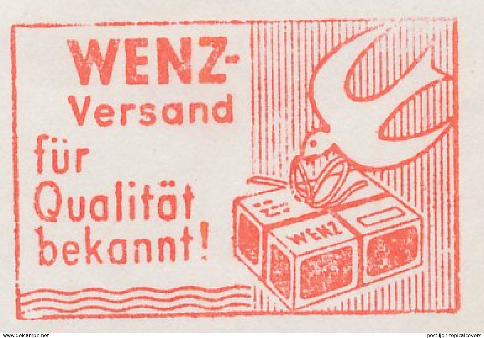 Meter Cut Germany 1963 Delivery - Pigeon - Otros & Sin Clasificación
