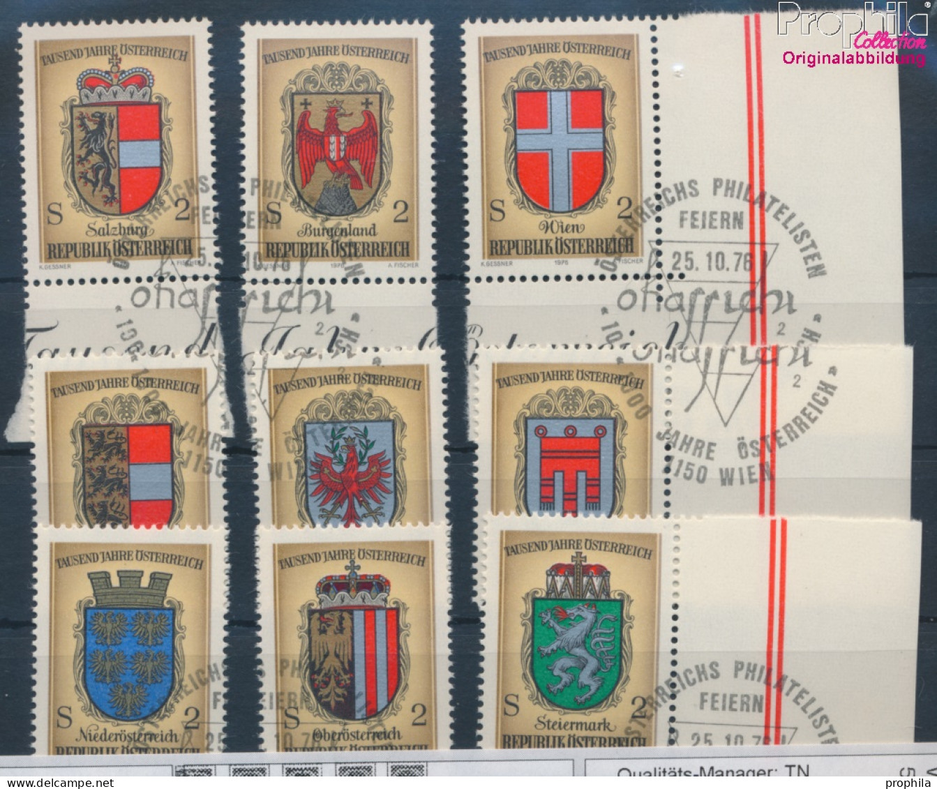 Österreich 1522-1530 (kompl.Ausg.) Gestempelt 1976 Wappen (10404782 - Used Stamps