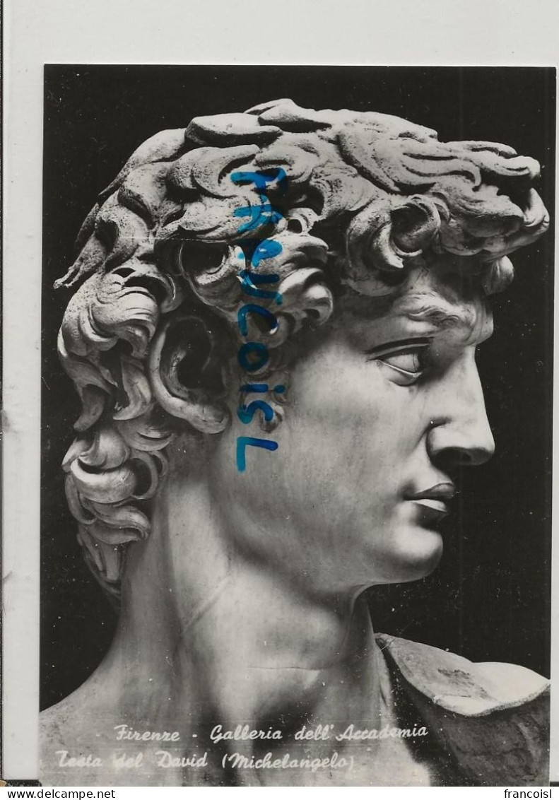 Florence. Firenze. Michel-Ange. Michelangelo. Galerie De L'Académie. "Tête De David" - Sculpturen