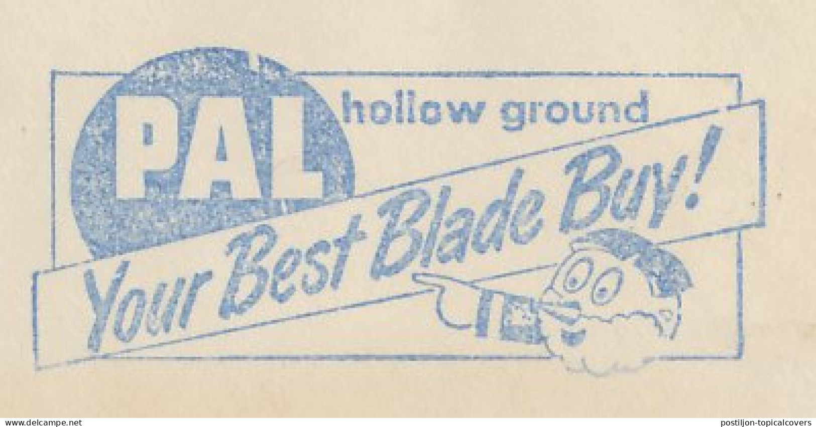 Meter Top Cut USA 1950 Shaving - Pal Razor Blades - Sonstige & Ohne Zuordnung