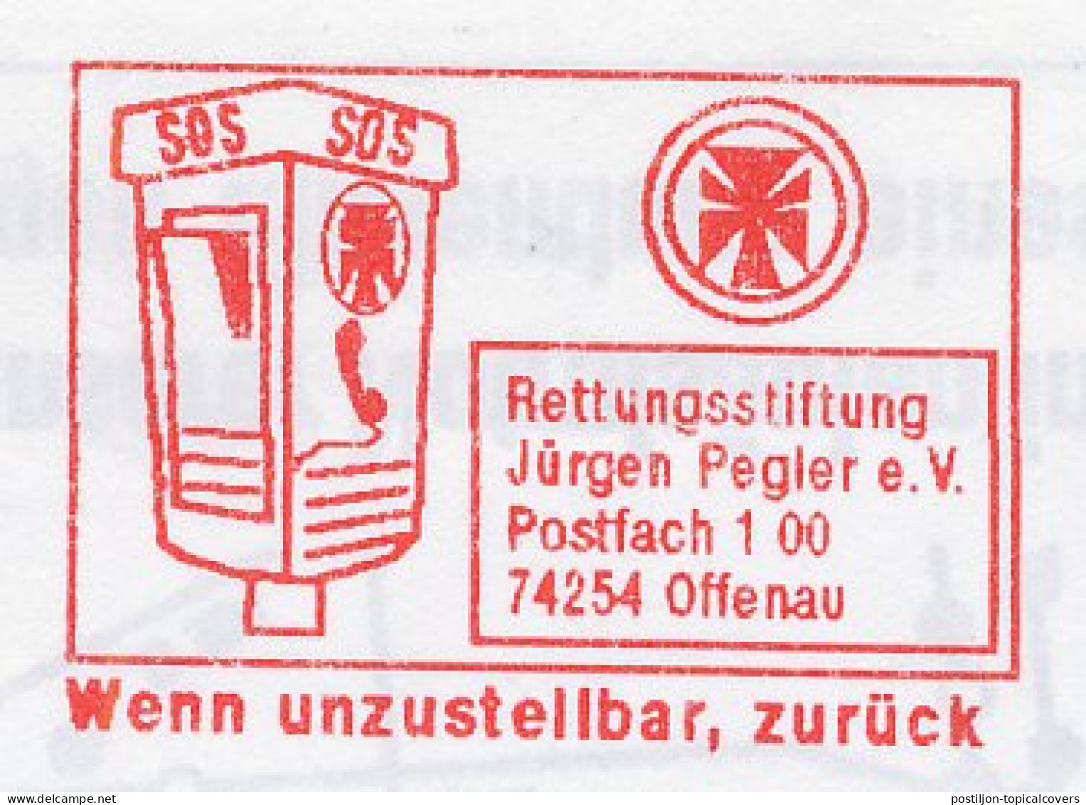 Meter Cut Germany 2000 SOS - Alarm - Telephone - Police - Gendarmerie