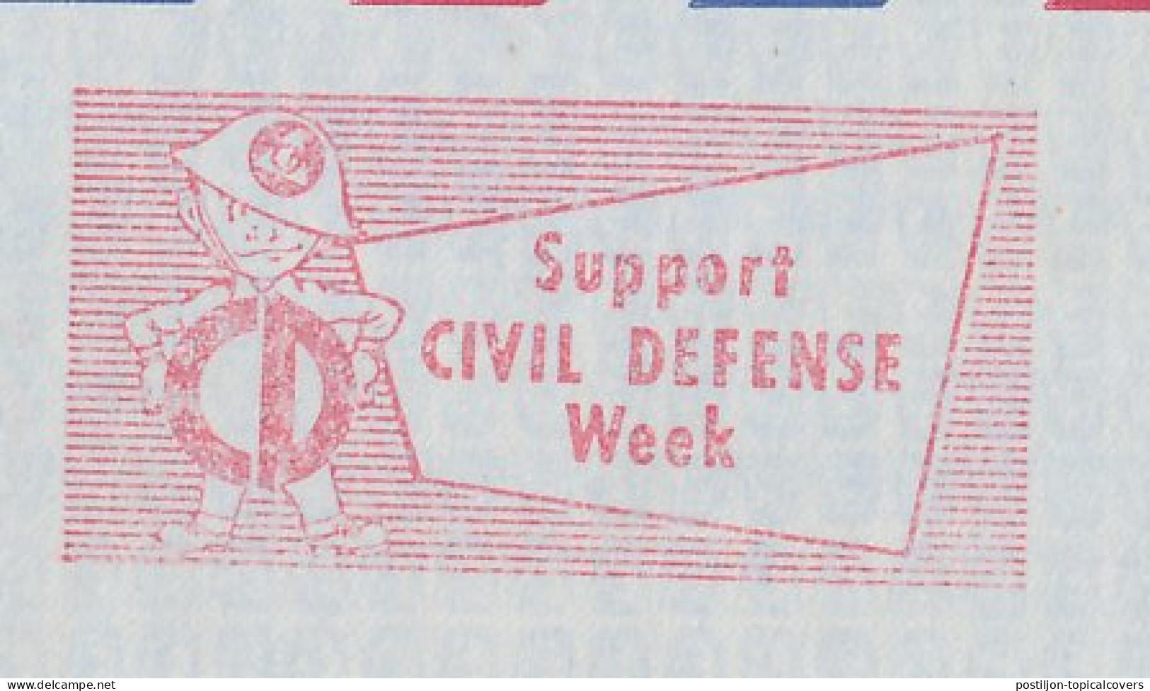 Meter Cover USA 1956 Civil Defense Week - Militaria