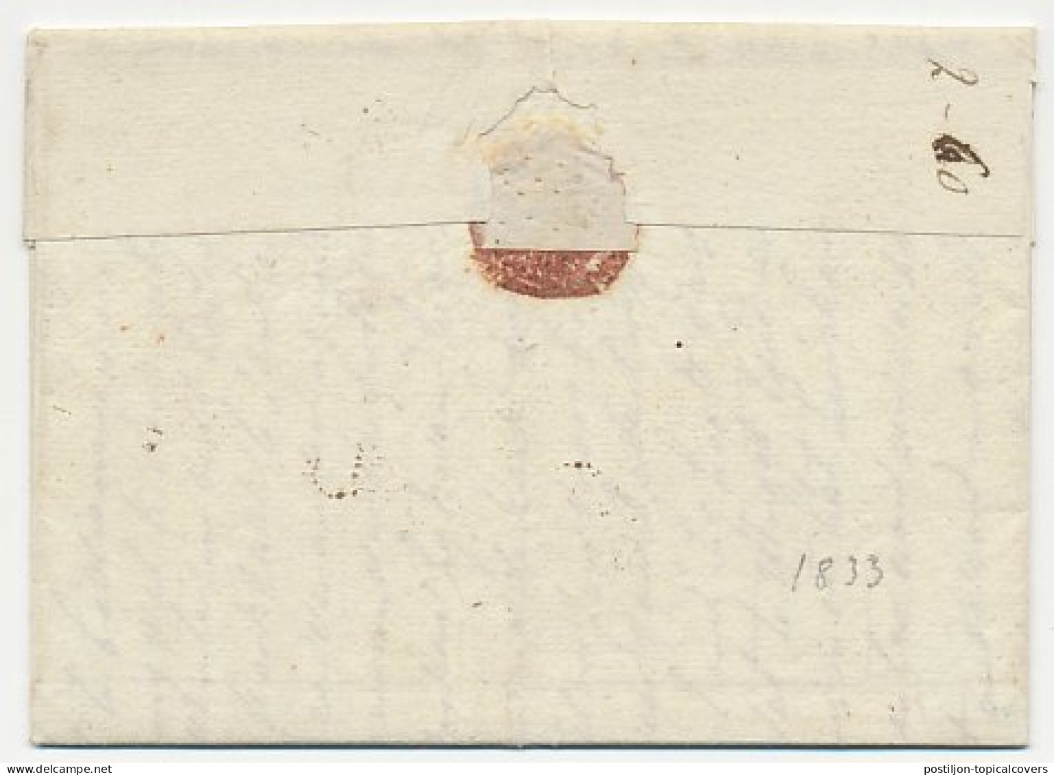 Hasselt - Deventer - Oirschot 1833- Na Posttijd - ...-1852 Préphilatélie