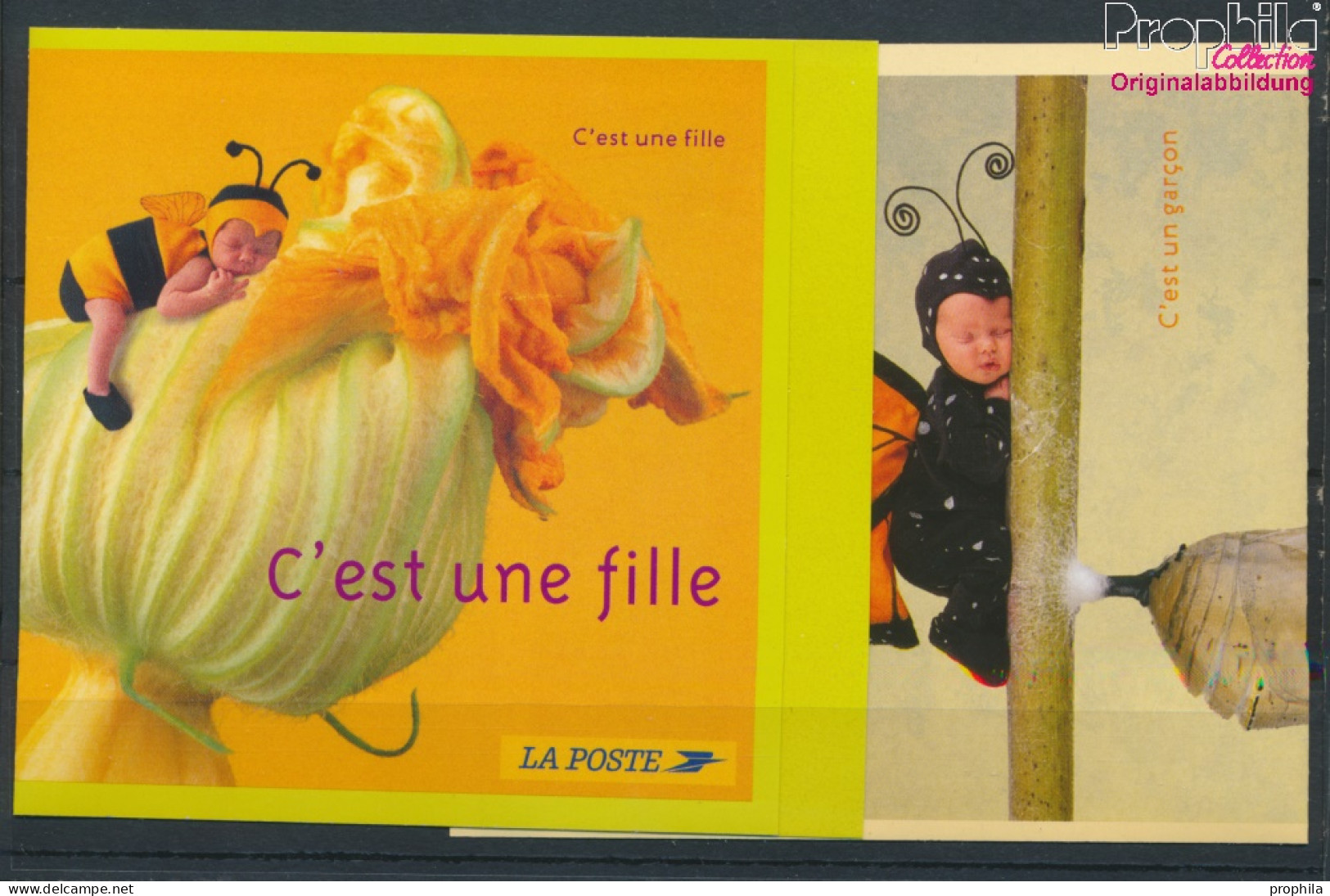 Frankreich 3778MH-3779MH (kompl.Ausg.) Markenheftchen Postfrisch 2004 Grußmarken: Geburtstagsanzeigen (10391243 - Nuovi