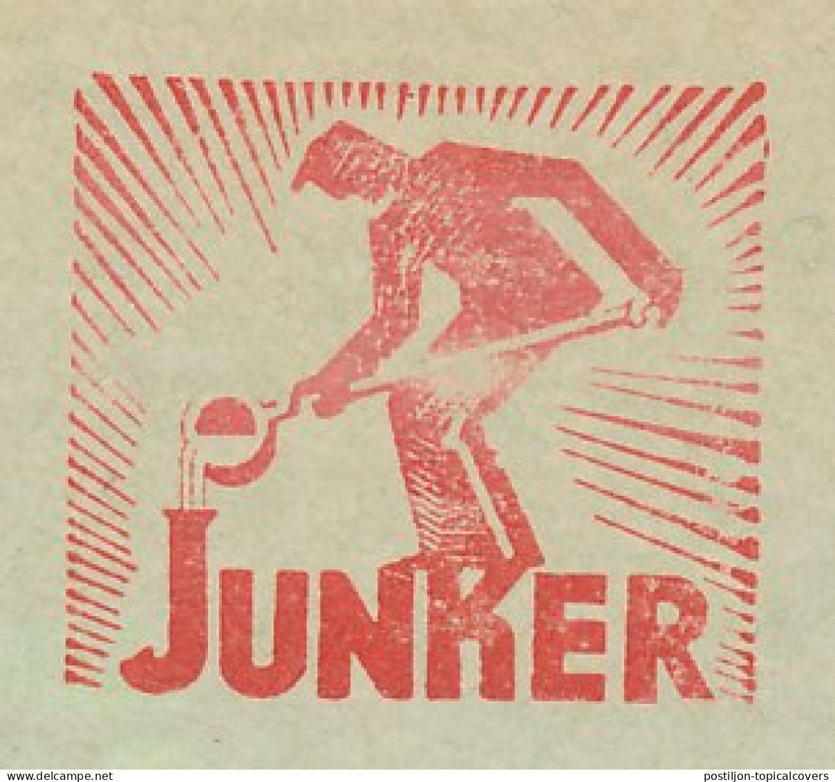 Meter Cut Germany 1959 Foundry - Junker - Fábricas Y Industrias