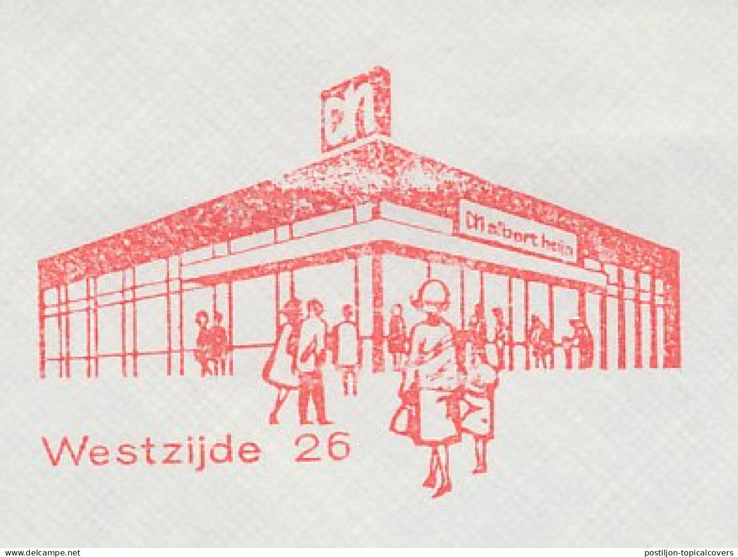 Meter Cover Netherlands 1966 Albert Heijn - Zaandam - Non Classés