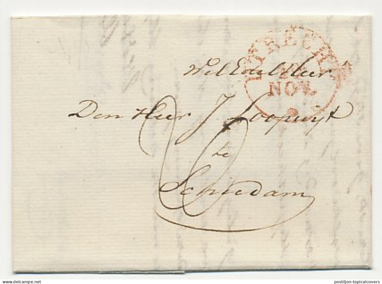Distributiekantoor Doorn - Utrecht - Schiedam 1834 - ...-1852 Préphilatélie