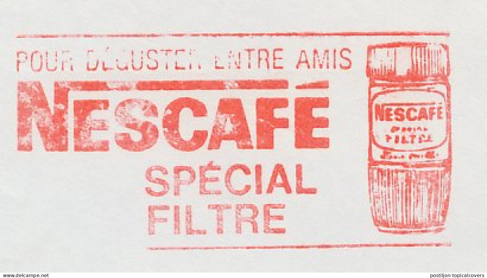 Meter Cut France 1968 Coffee - Nescafe - Altri & Non Classificati