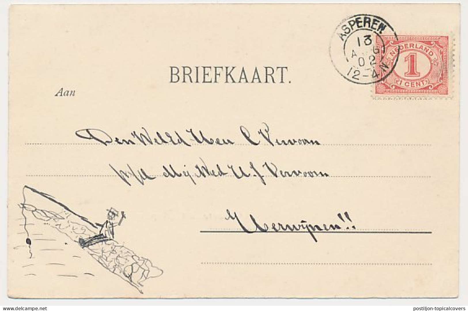 Kleinrondstempel Asperen 1902 - Ohne Zuordnung