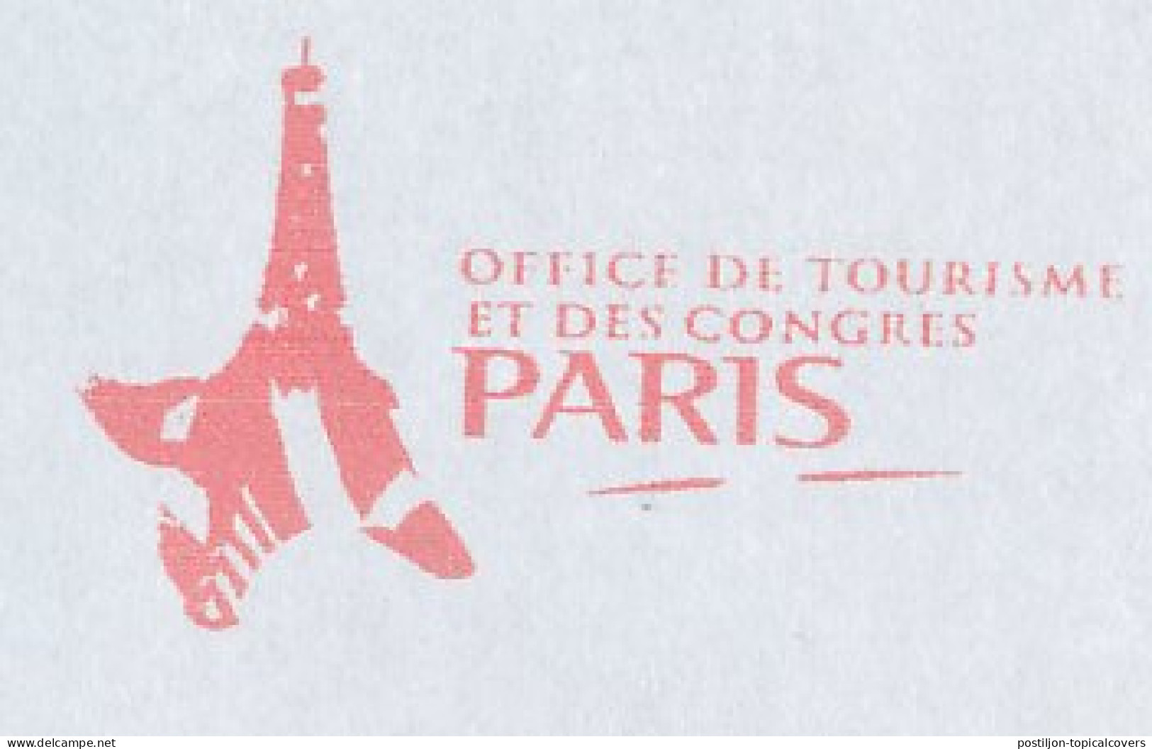 Meter Cover France 2003 Tourist Office Paris - Eiffel Tower - Andere & Zonder Classificatie