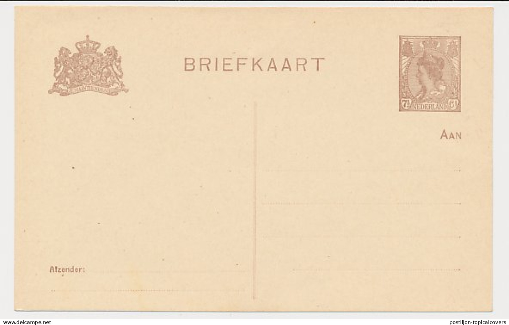 Briefkaart G. 122 I - Entiers Postaux