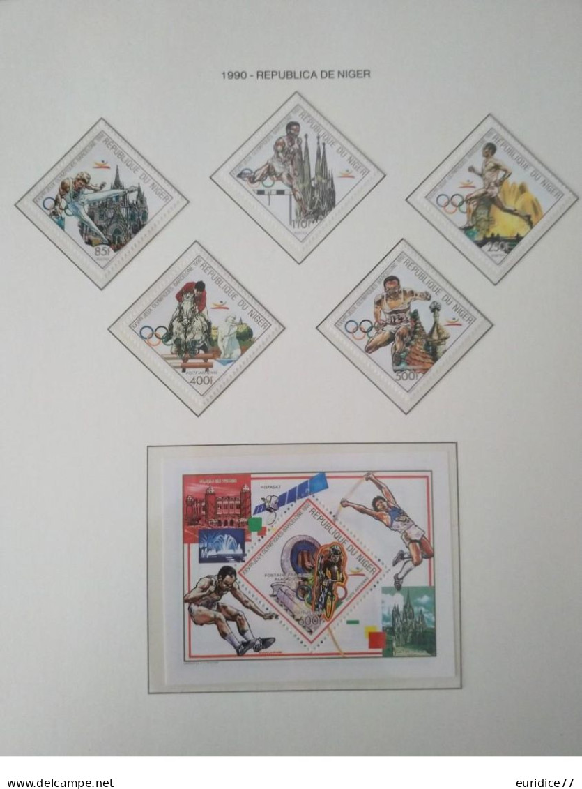 Niger 1992 - Olympic Games Barcelona 92 Gold Mnh** - Ete 1992: Barcelone