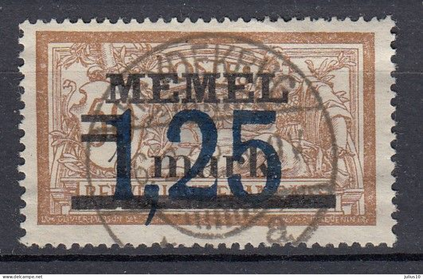 MEMEL 1922 Used (o) Mi 50 #MM22 - Memel (Klaïpeda) 1923