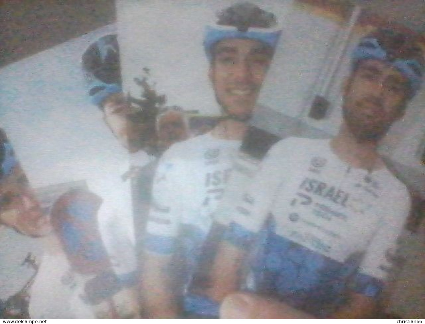CYCLISME 2023  : 4 PHOTOS ISRAEL AVEC GEE- KESSLER-AGROTIS-MACKELLAR - Cyclisme