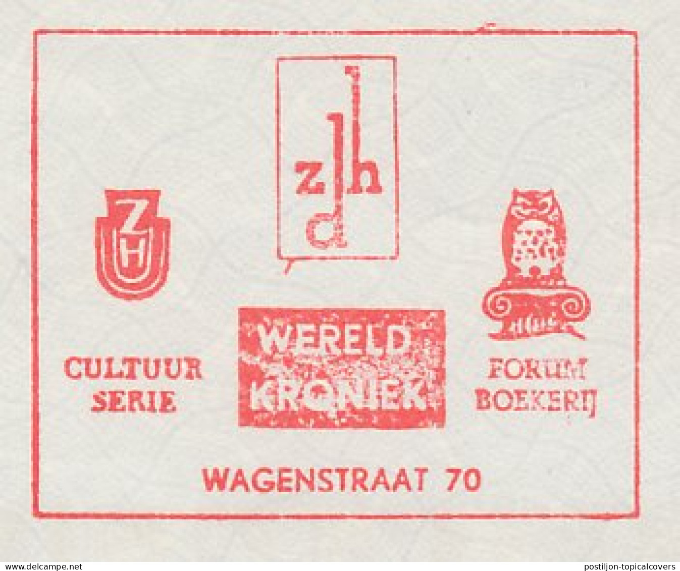 Meter Cut Netherlands 1967 Bird - Owl  - Other & Unclassified