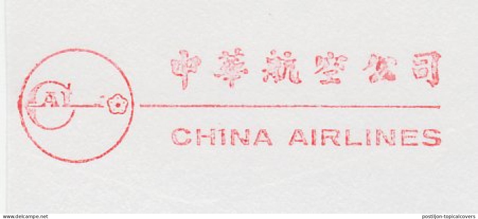 Meter Cut Netherlands 1987 China Airlines - Avions