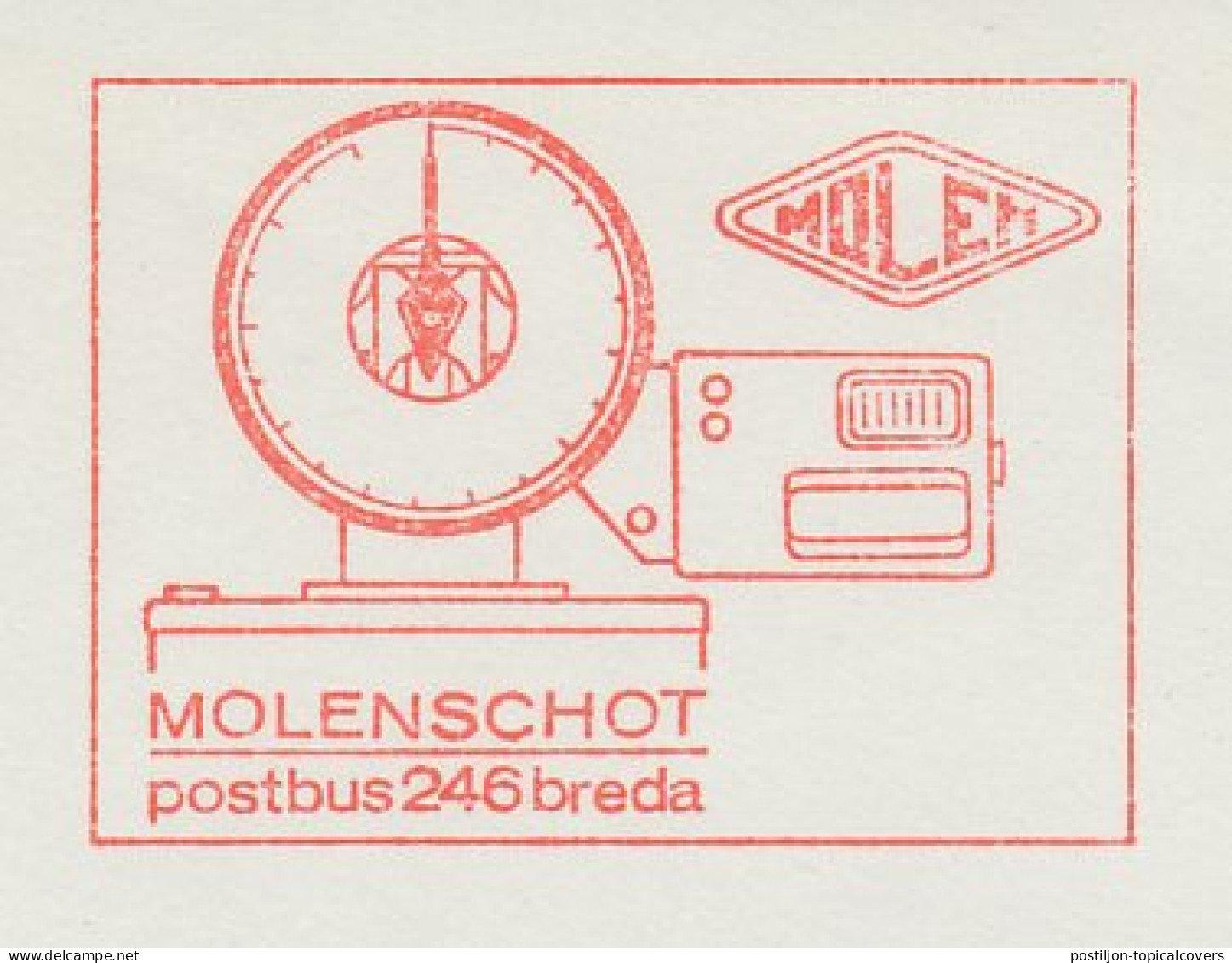 Meter Cut Netherlands 1967 Scale - Autres & Non Classés