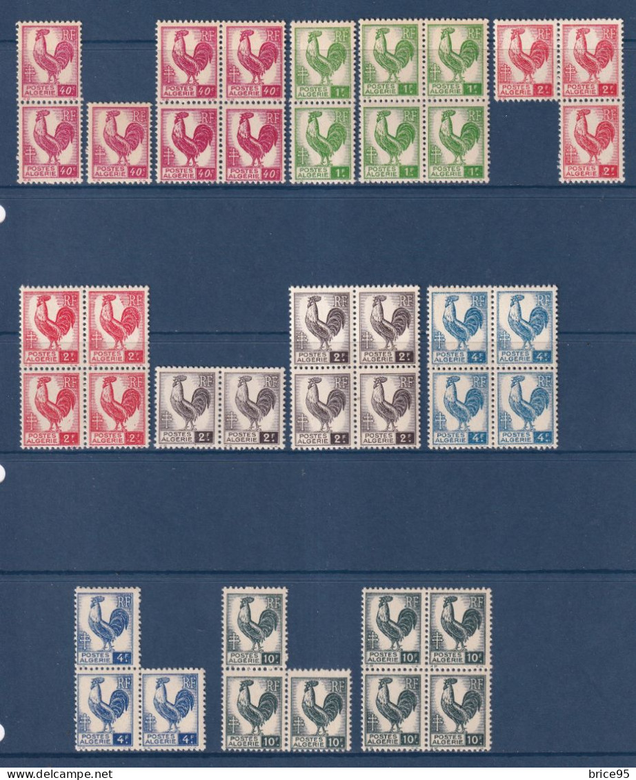 Algérie - YT N° 218 à 223 ** - Neuf Sans Charnière - 1944 à 1945 - Unused Stamps