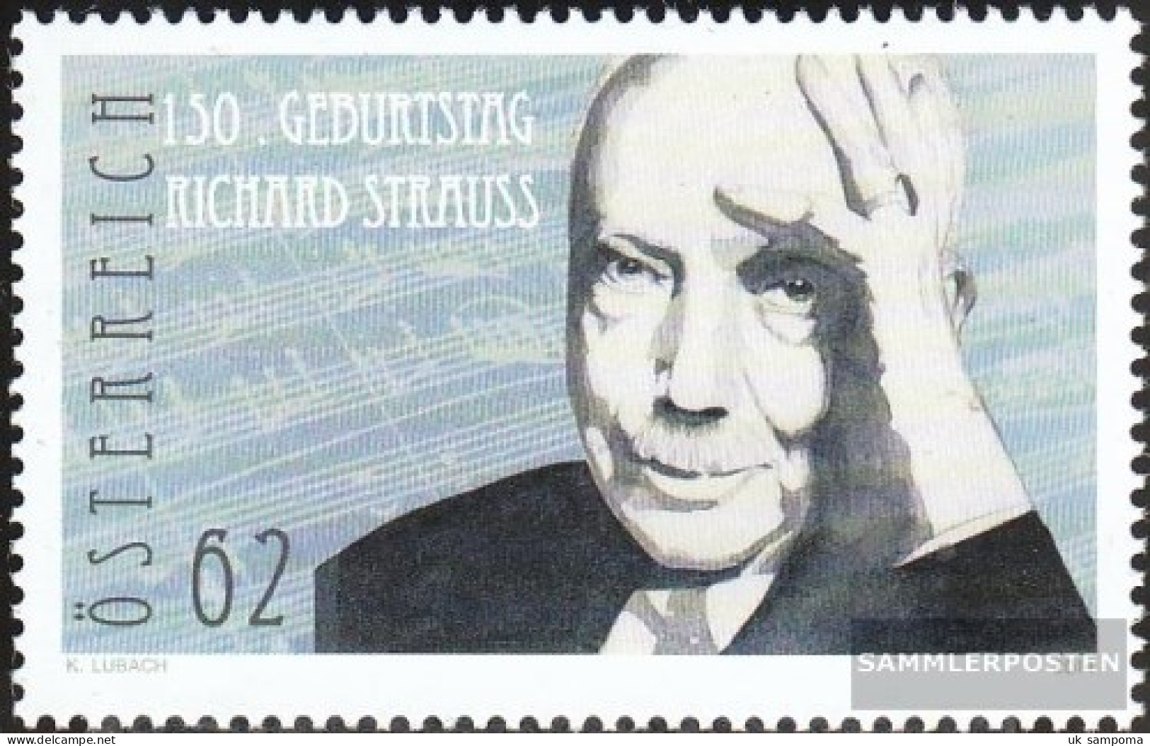 Austria 3144 (complete Issue) Unmounted Mint / Never Hinged 2014 Richard Strauss - Unused Stamps