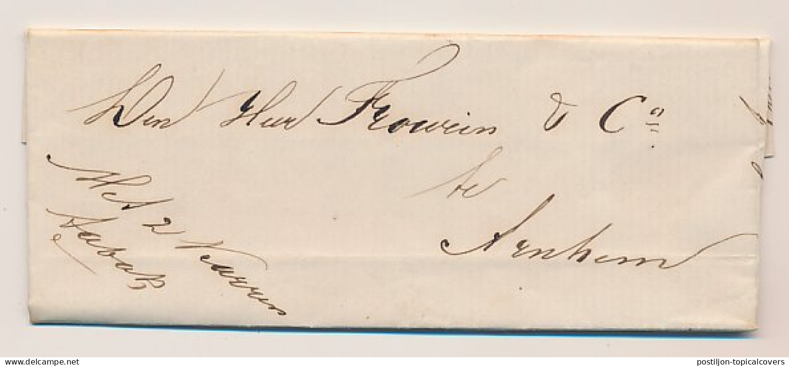 Amerongen - Arnhem 1872 - Met 2 Karren Tabak - Lettres & Documents