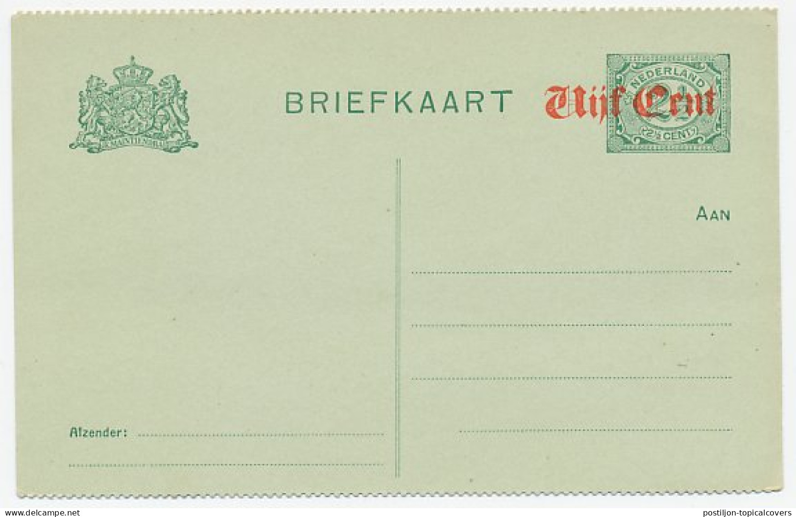 Briefkaart G. 111 B I - Entiers Postaux