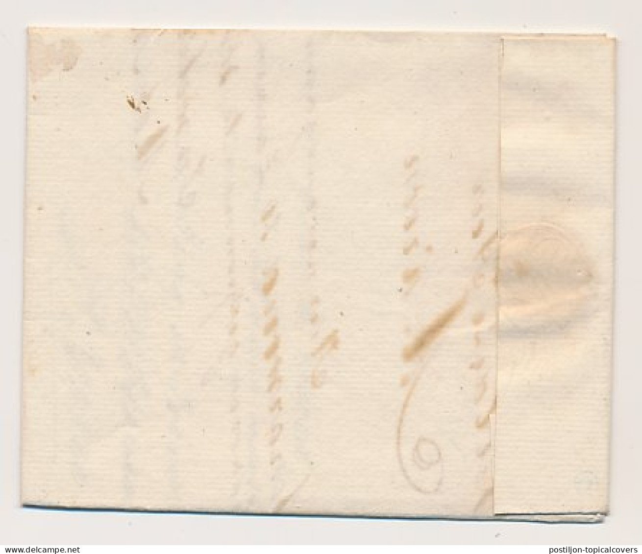Krommenie - Noord Scharwoude 1839 - Begeleingsbrief - ...-1852 Préphilatélie