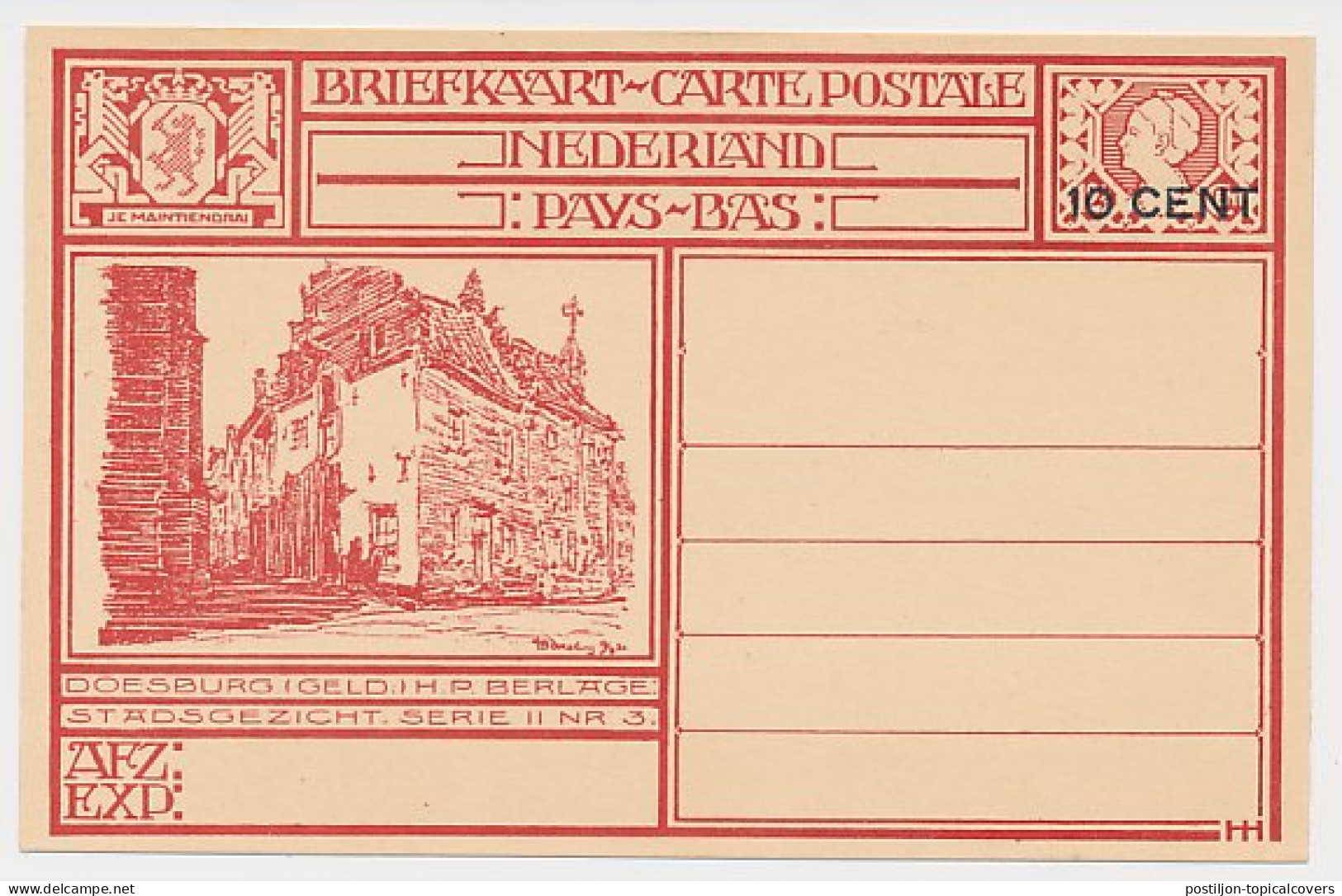 Briefkaart G. 214 C - Entiers Postaux