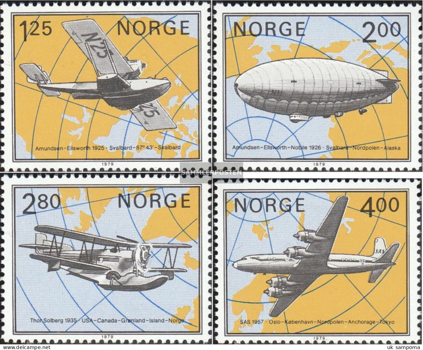 Norway 799-802 (complete Issue) Unmounted Mint / Never Hinged 1979 NORWEX 1980 - Ungebraucht