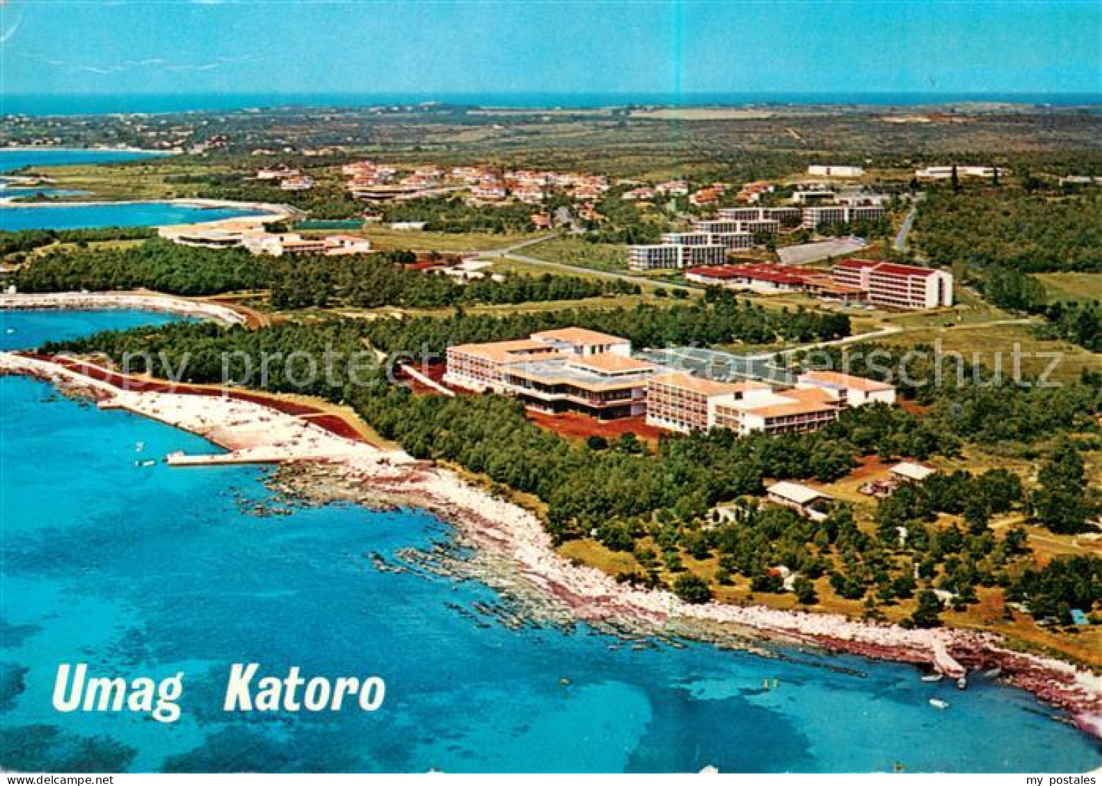 73797127 Umag Umago Istrien Katoro Fliegeraufnahme Umag Umago Istrien - Croatia