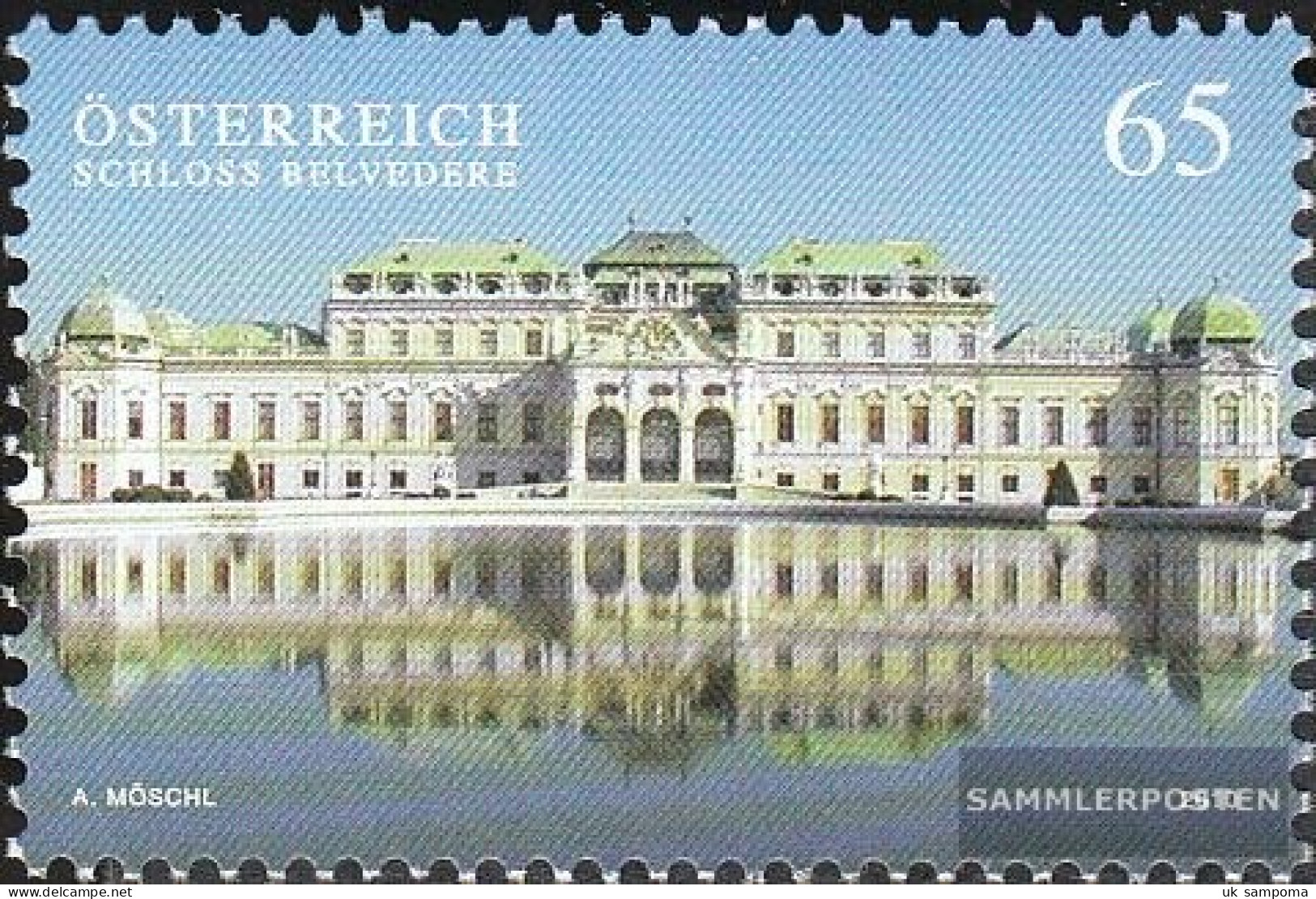 Austria 2860 (complete Issue) Unmounted Mint / Never Hinged 2010 Castle Belvedere - Nuevos