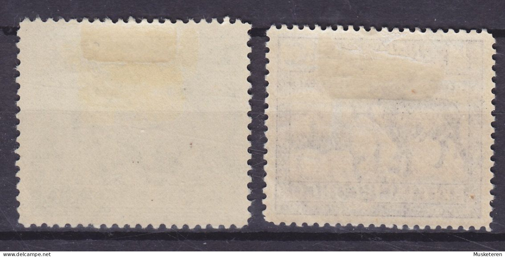 Belgian Congo 1925/27 Mi. 84, 86, Weber, Watussi-Rinder, MH* (2 Scans) - Neufs
