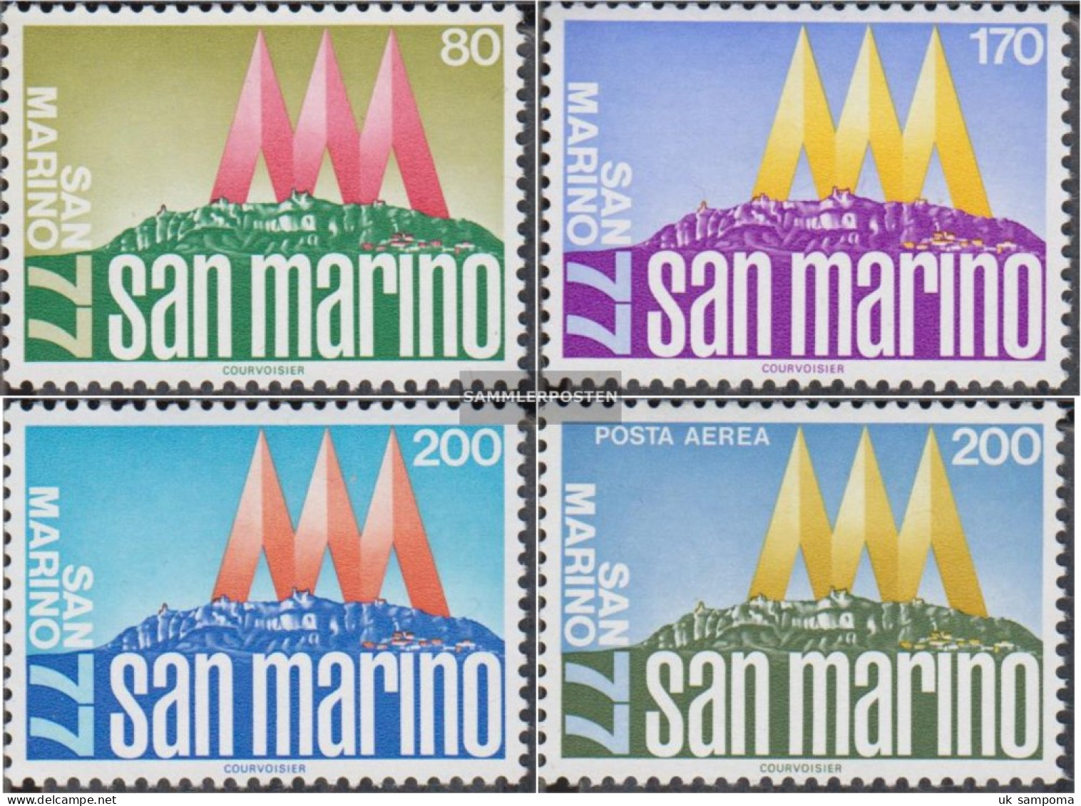San Marino 1127-1130 (complete Issue) Unmounted Mint / Never Hinged 1977 Philately. - Ungebraucht