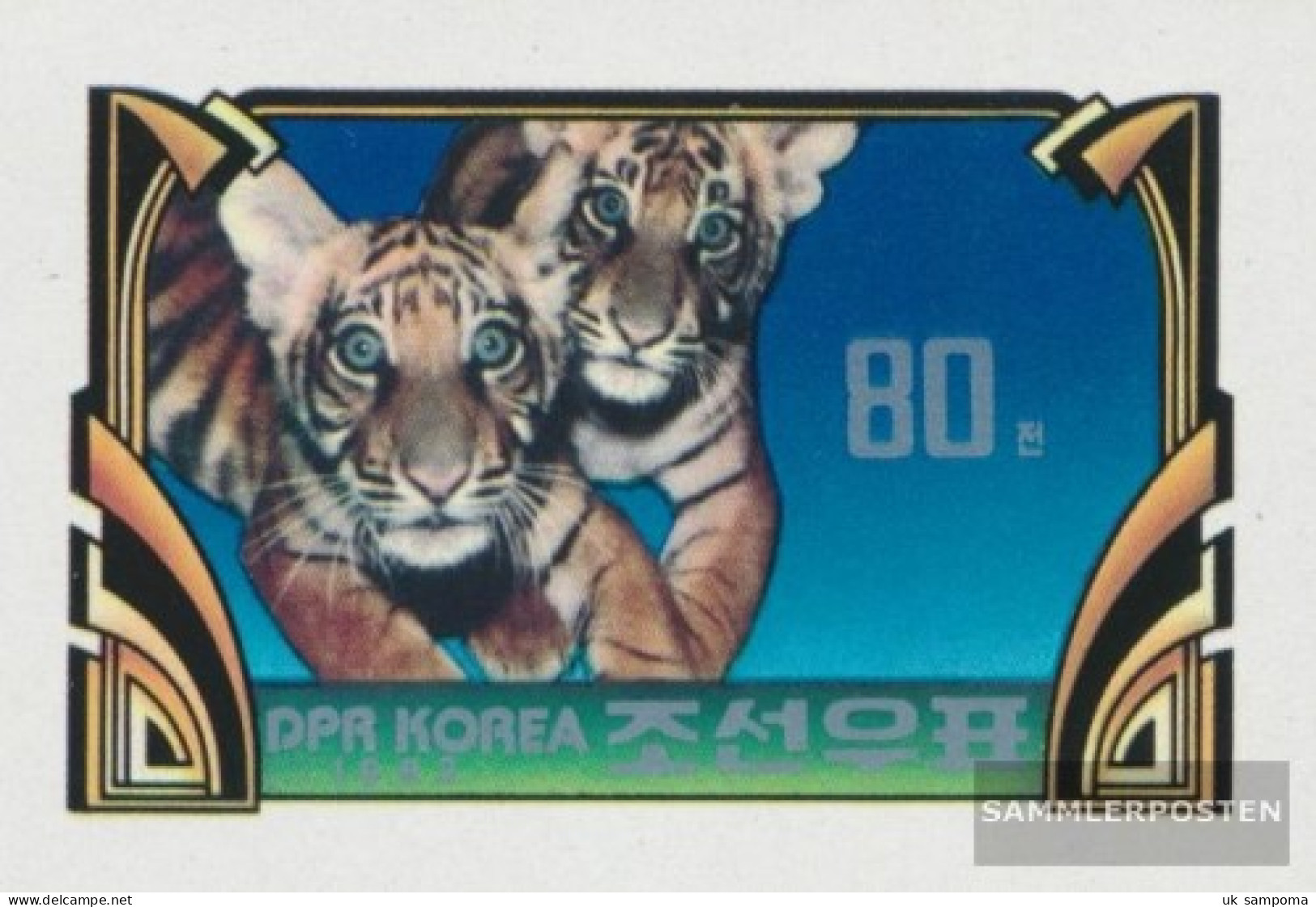 North-Korea 2244B (complete Issue) Unmounted Mint / Never Hinged 1982 Tiger - Korea, North