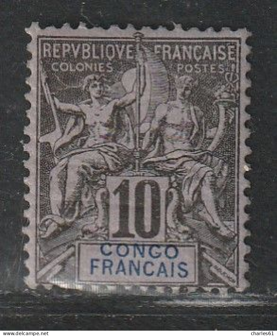 CONGO - N°16 * (1892) 10c Noir Sur Lilas - Ungebraucht
