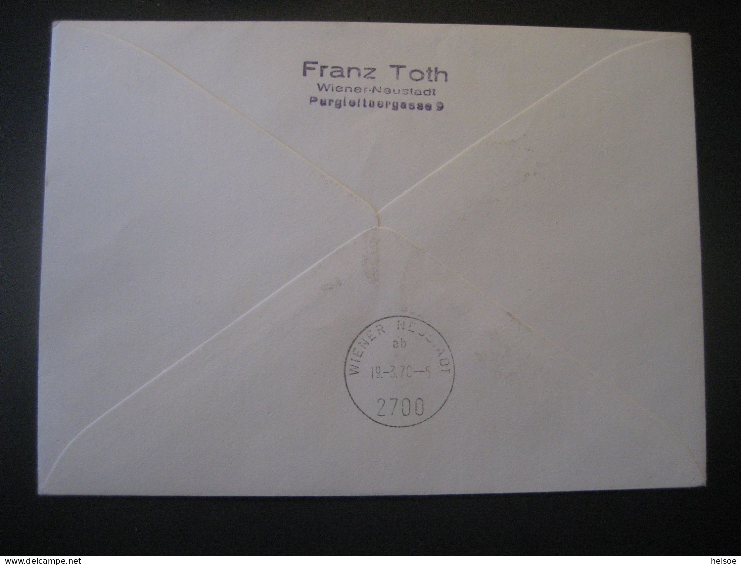 Österreich 1970- 150 Todestag Clemens Maria Hofbauer, FDC Express Gelaufen Mit MiNr. 1321 Von Wien Nach Wiener Neustadt - Covers & Documents