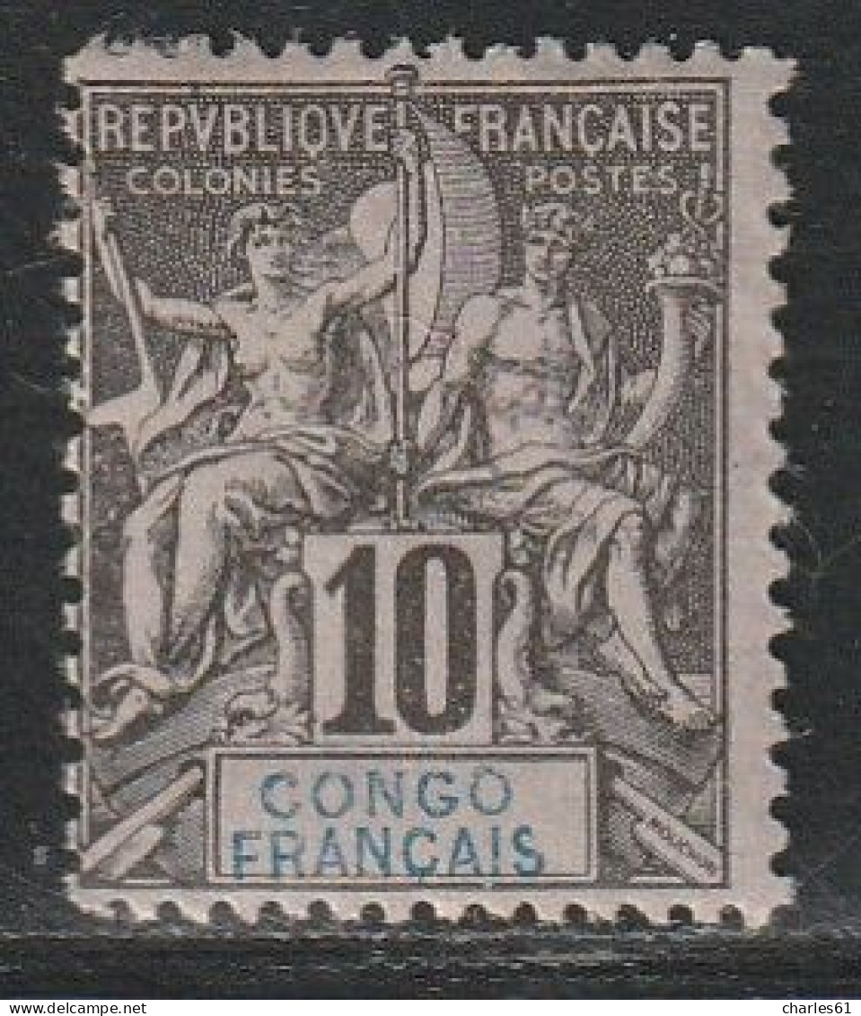 CONGO - N°16 * (1892) 10c Noir Sur Lilas - Neufs