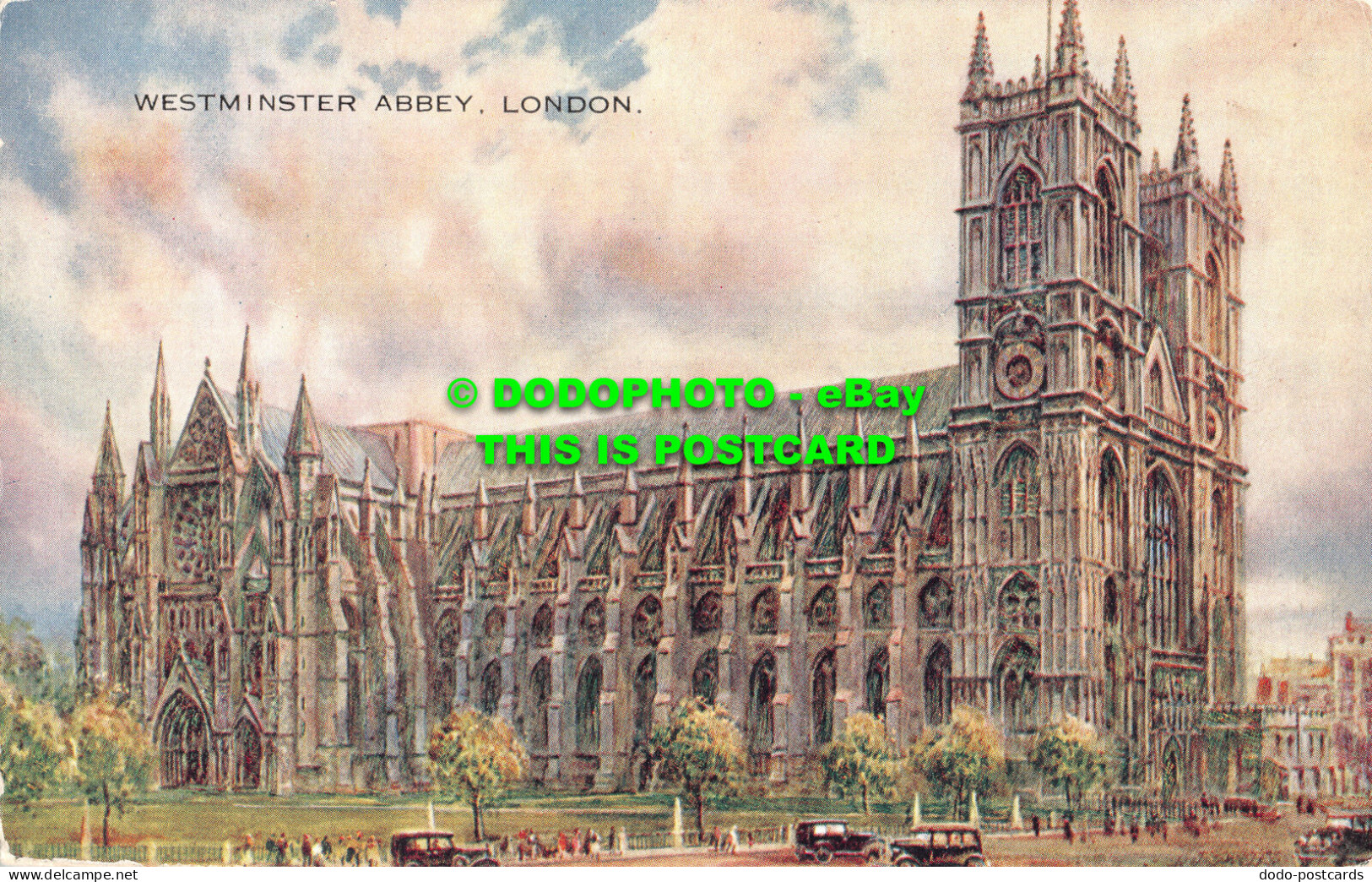 R466342 London. Westminster Abbey. Valentine. Art Colour - Sonstige & Ohne Zuordnung