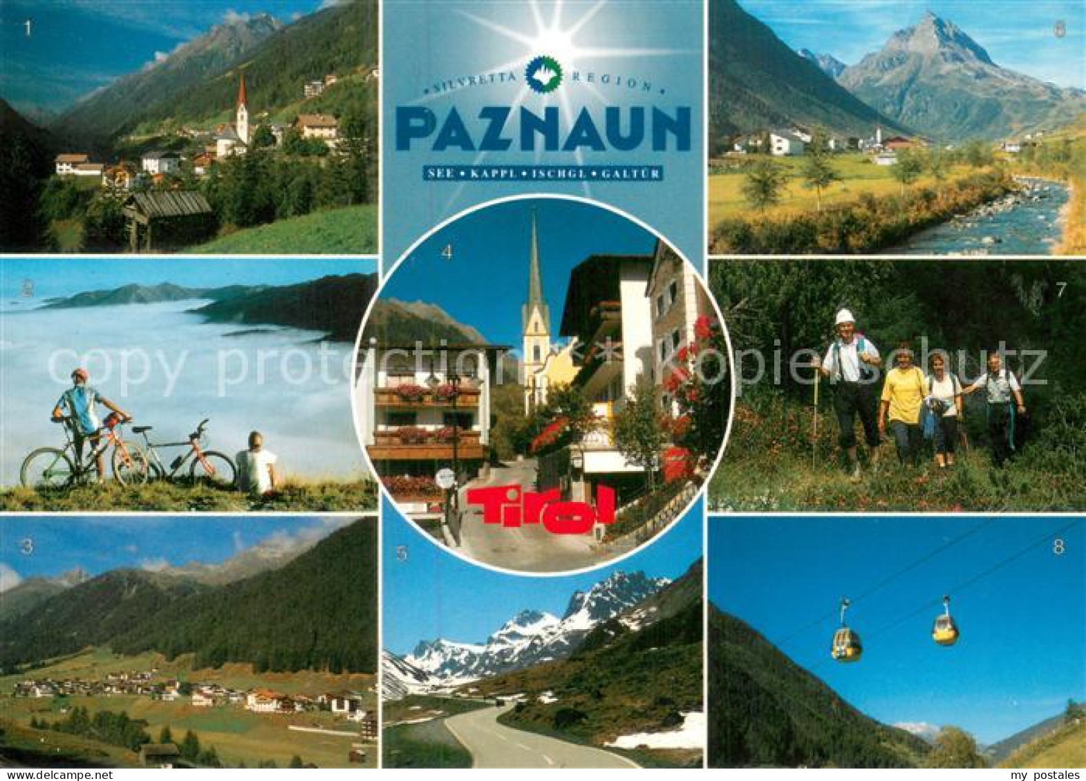 73757680 Paznaun Region Kappl Mountainbiking Mathon Ischgl Silvretta Galtuer Ber - Autres & Non Classés